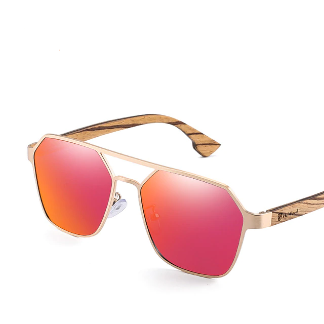 Wood Sunglasses for Men Polarized UV400 - High Quality Driving Glasses