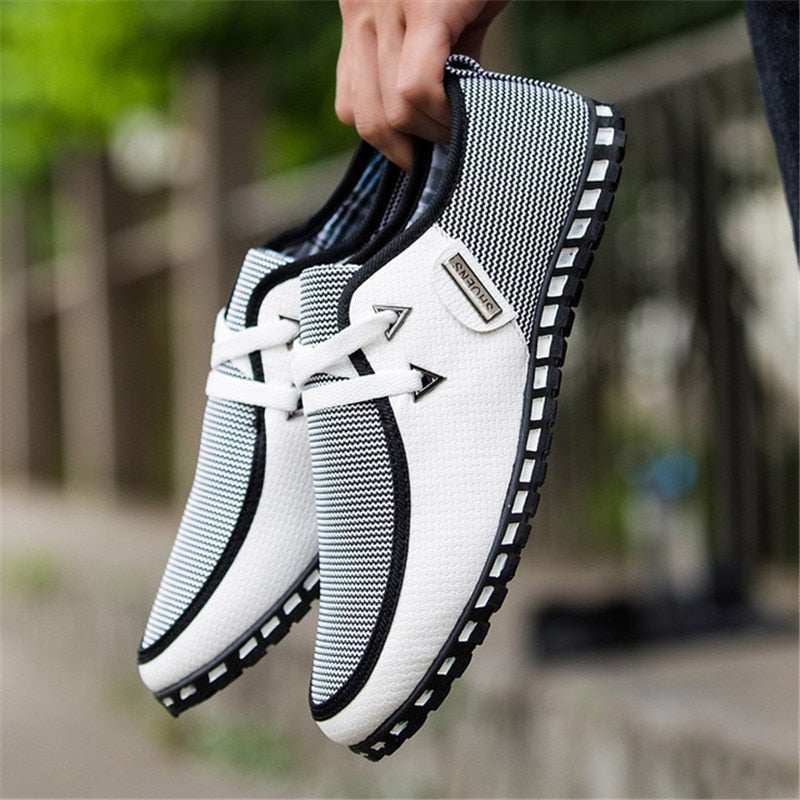 2019 Fashion Casual Shoes - Lace Up Footwear for Men - Breathable Leisure - Driving Sneakers