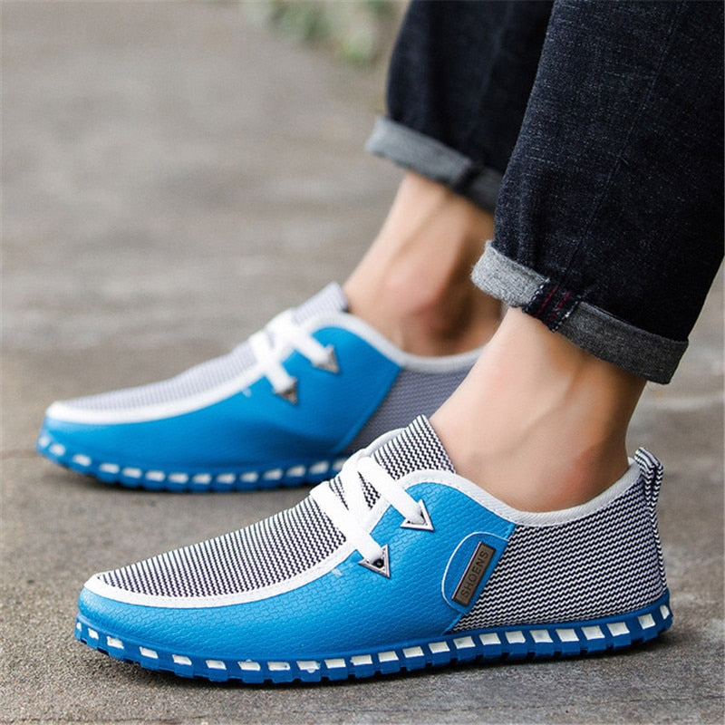 2019 Fashion Casual Shoes - Lace Up Footwear for Men - Breathable Leisure - Driving Sneakers