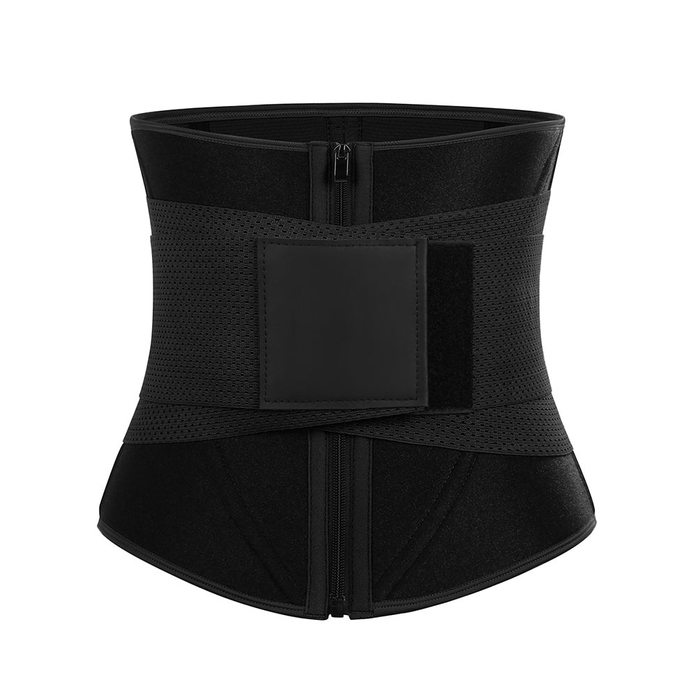 New Custom Logo Compression Adjustable Women Fitness Back Support Belt Tummy Control Neoprene Sweat Belt Waist Trimmer