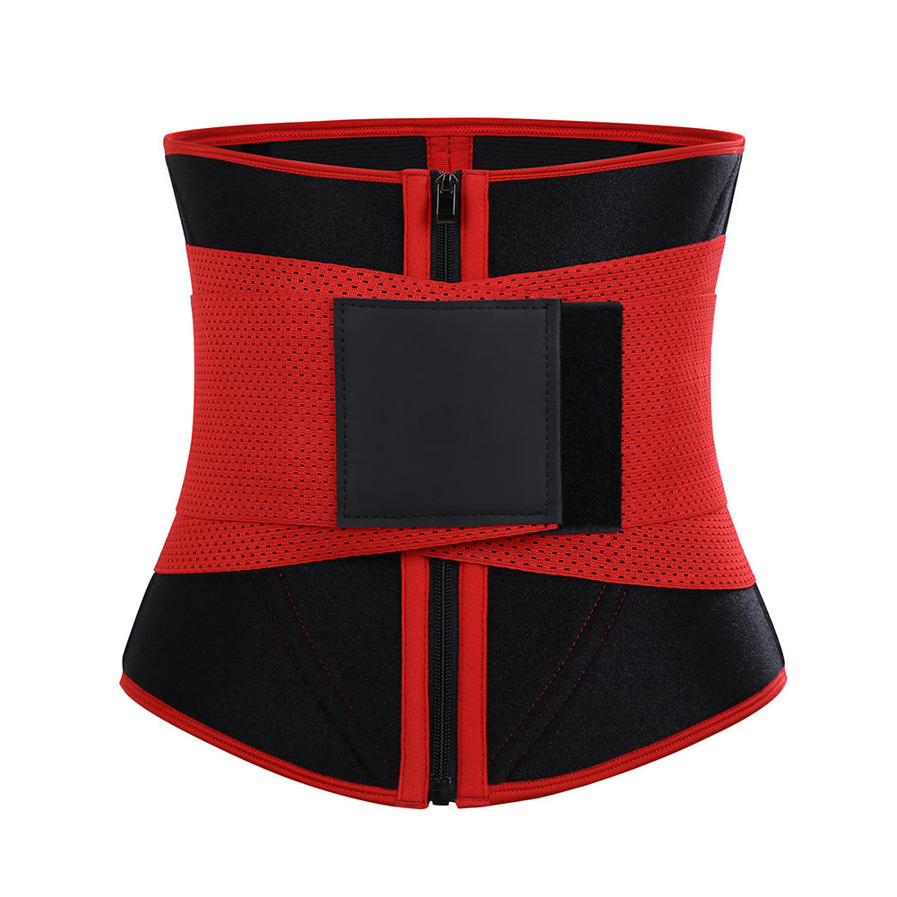 New Custom Logo Compression Adjustable Women Fitness Back Support Belt Tummy Control Neoprene Sweat Belt Waist Trimmer