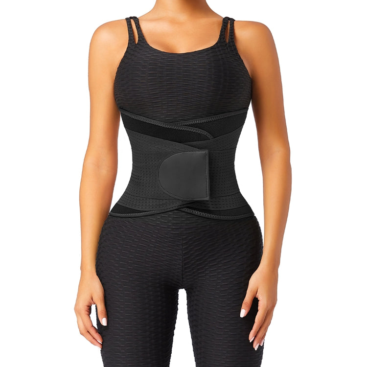 New Custom Logo Compression Adjustable Women Fitness Back Support Belt Tummy Control Neoprene Sweat Belt Waist Trimmer
