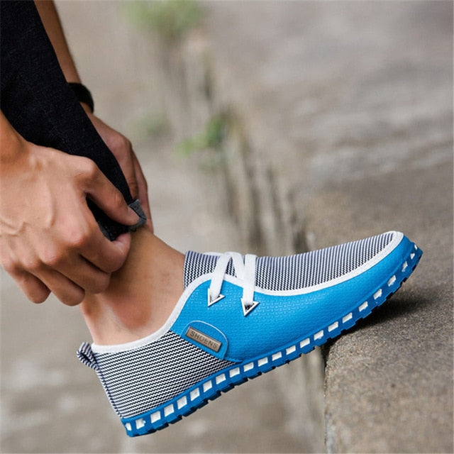 2019 Fashion Casual Shoes - Lace Up Footwear for Men - Breathable Leisure - Driving Sneakers