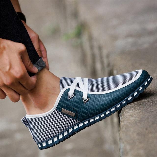 2019 Fashion Casual Shoes - Lace Up Footwear for Men - Breathable Leisure - Driving Sneakers